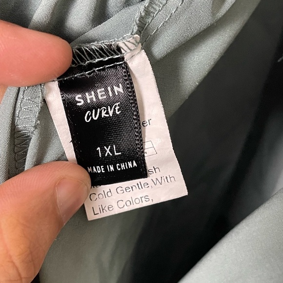 SHEIN Green Ruffle Strap Dress - Picture 2 of 7